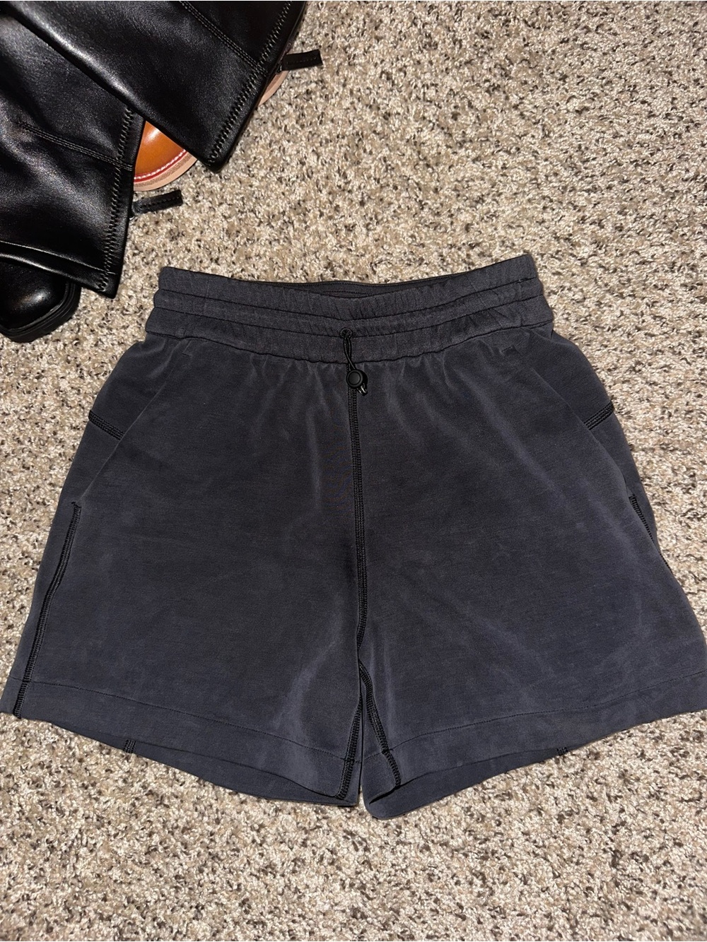 lululemon athletica Women’s Charcoal Athletic Drawstring Shorts